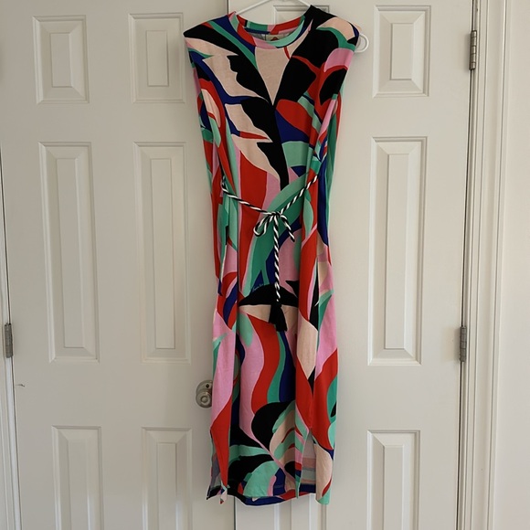 FARM Rio Colorful Monstera T Shirt Dress size XS - Picture 6 of 8